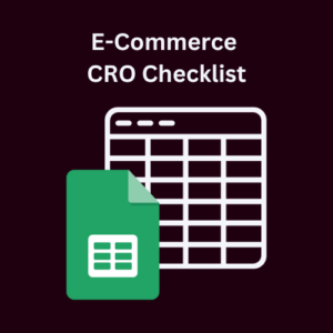 E-Commerce Checklist